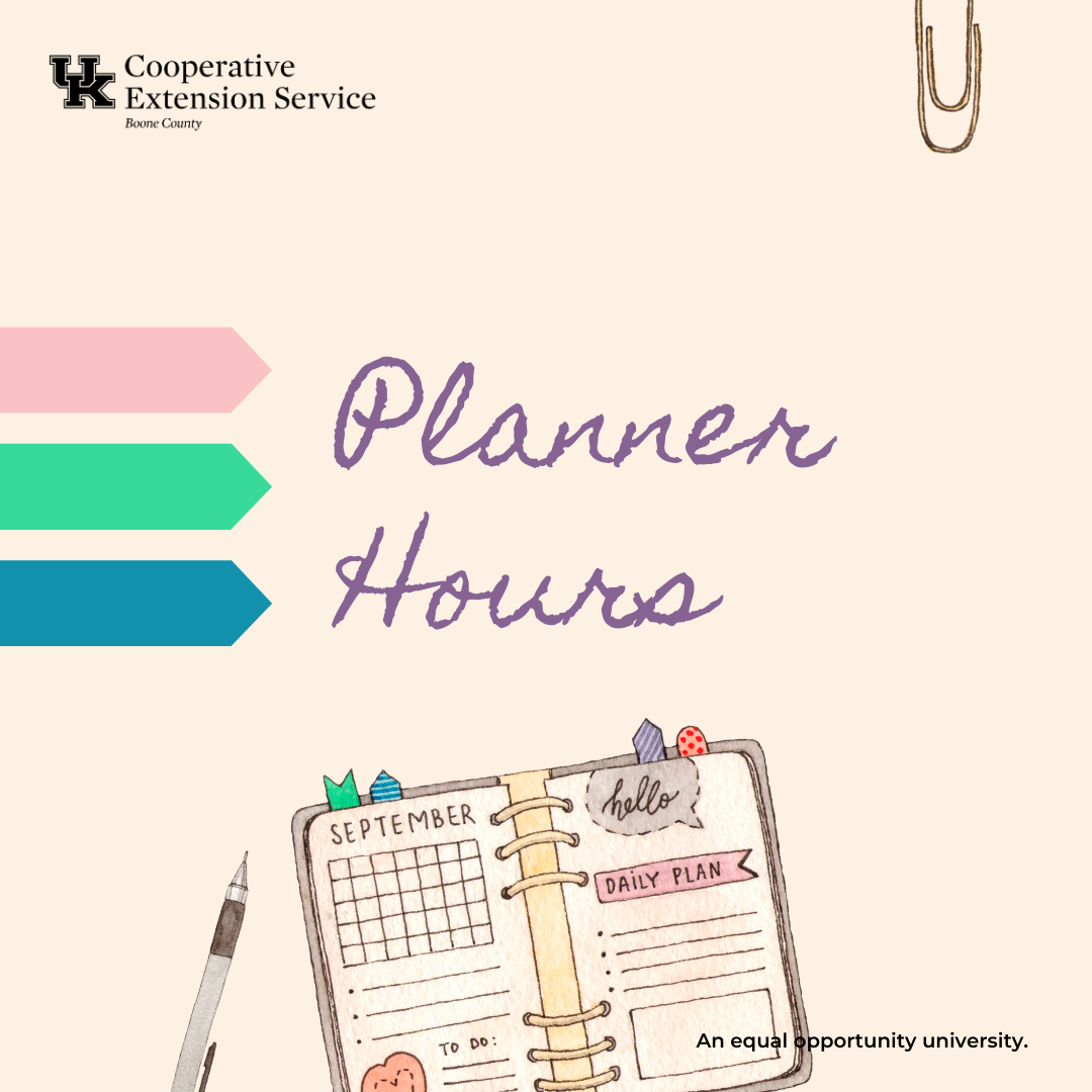 Planner Hours event advertisement