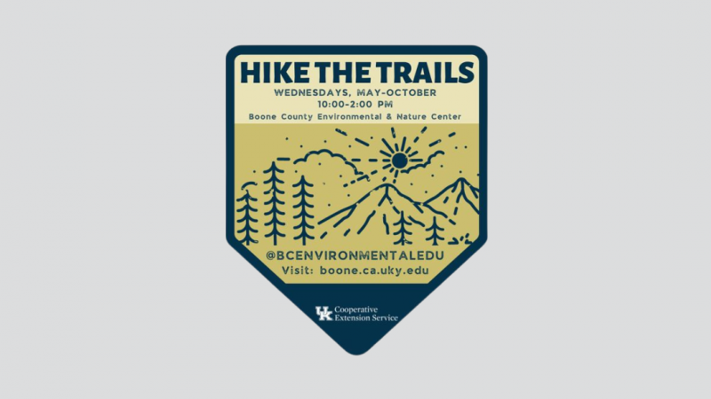 Hike the Trails: July event advertisement